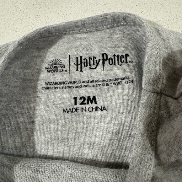 Harry Potter Hogwarts Baby Girl 12M Grey Dress - Picture 3 of 5